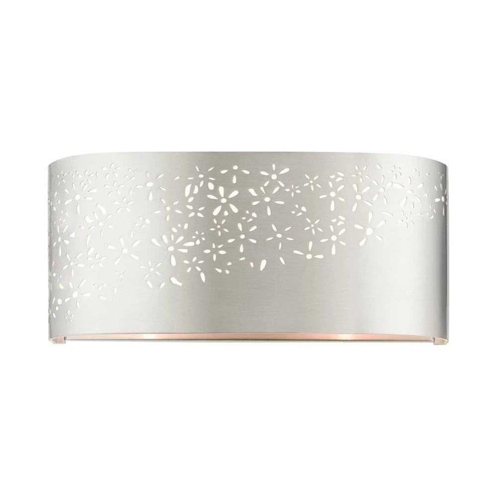 Livex Lighting 46261-91 Noria Bathroom Vanity Light Brushed Nickel